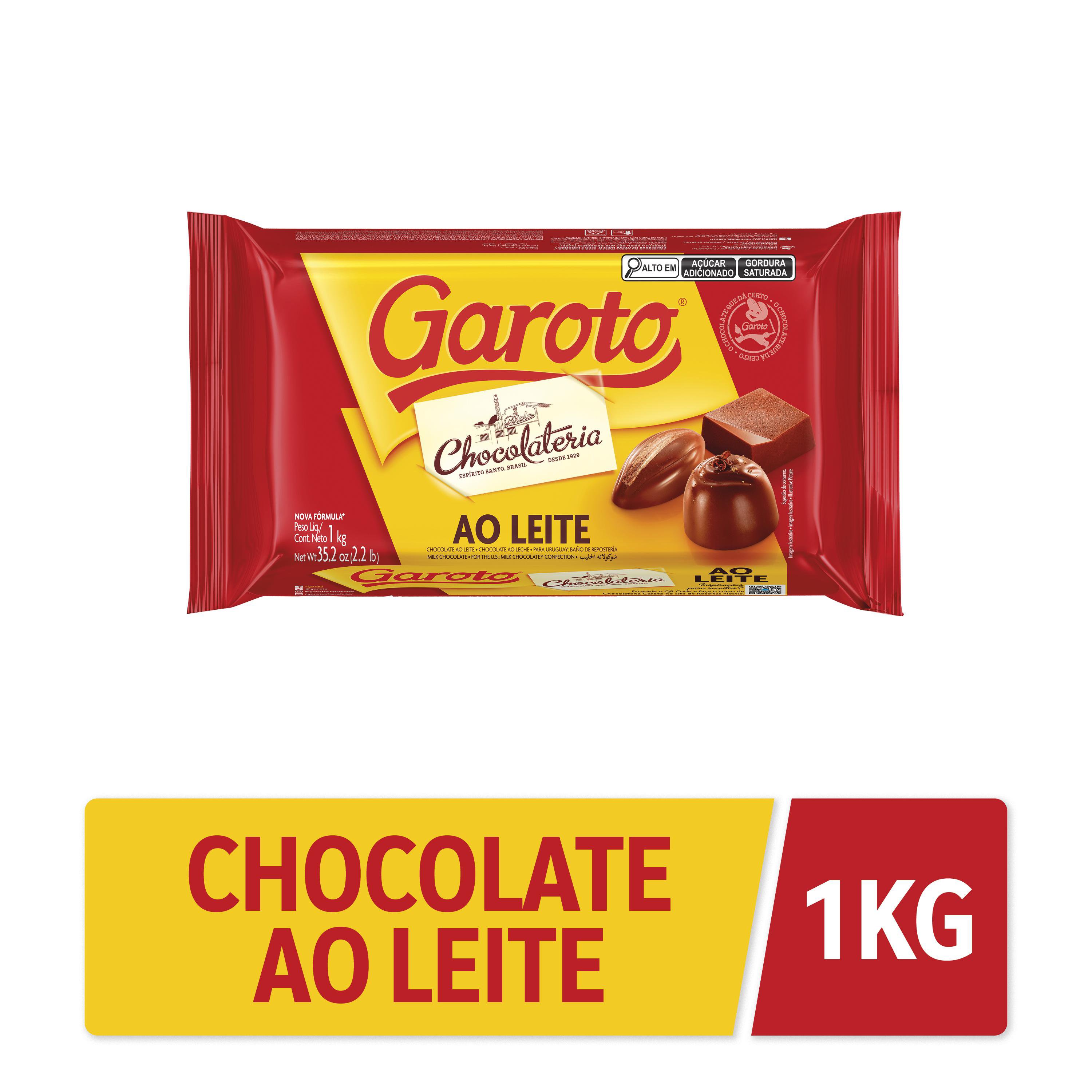 CHOC PARA COBERTURA GAROTO AO LEITE CHOCRIA 1KG