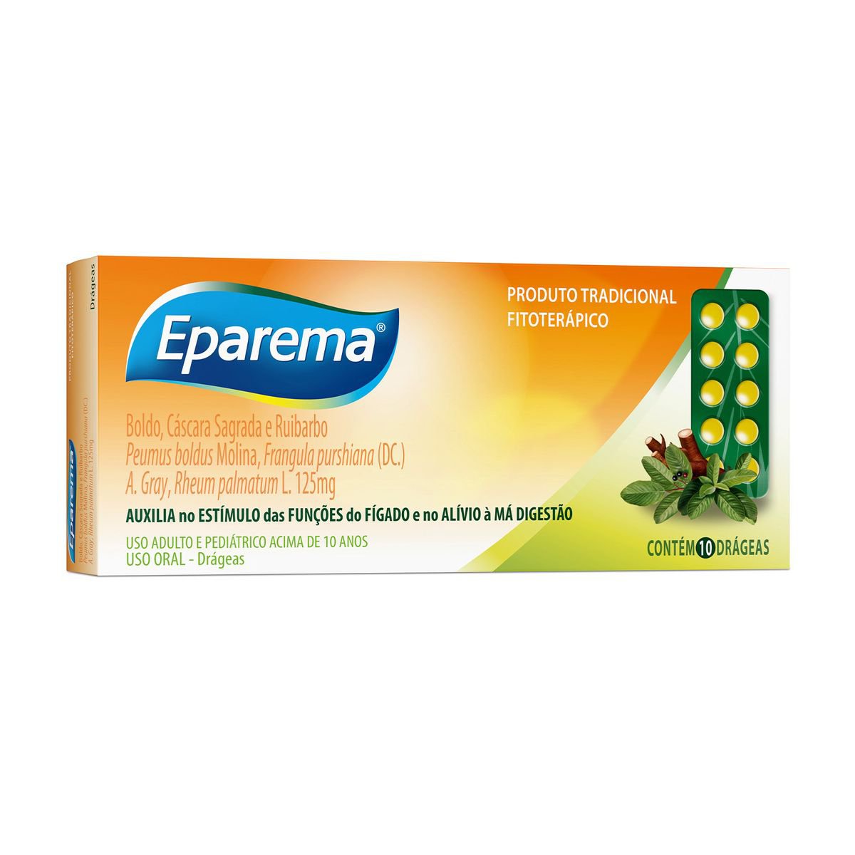 EPAREMA FITOTERAPICO 10 DRAGEAS