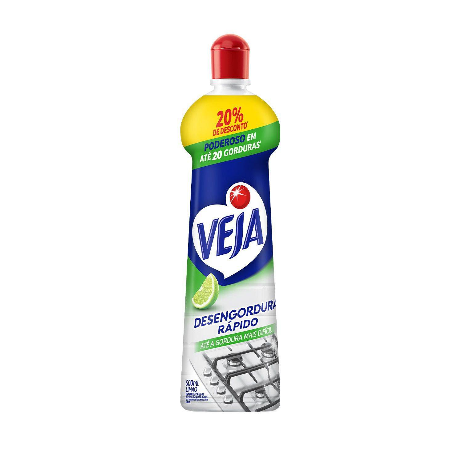 VEJA DESENGORDURA RAPIDO LIMPADOR LIMAO 500ML OFERTA