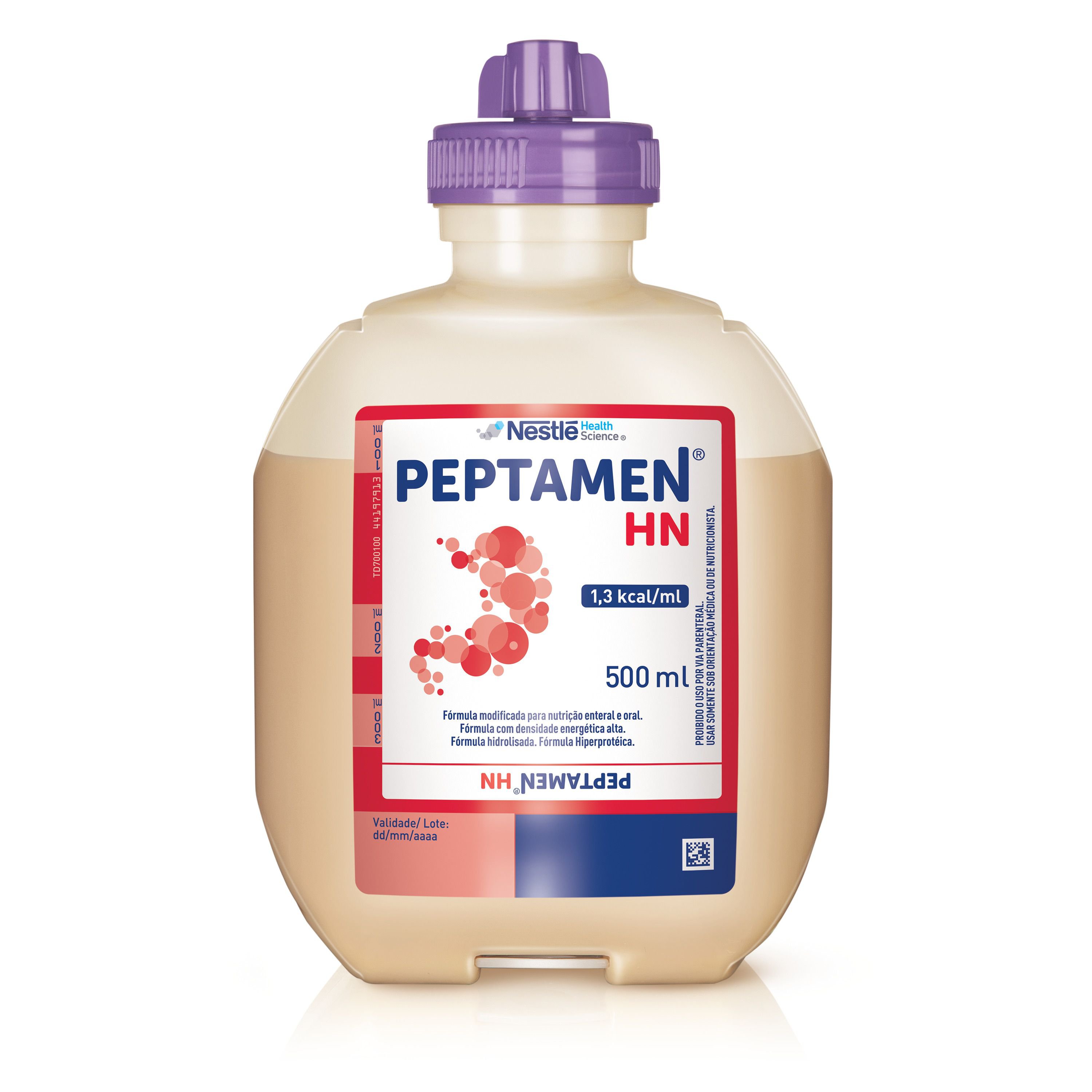 NUTRICAO ENTERAL E ORAL PEPTAMEN HN SISTEMA FECHADO SEM SABOR 500ML
