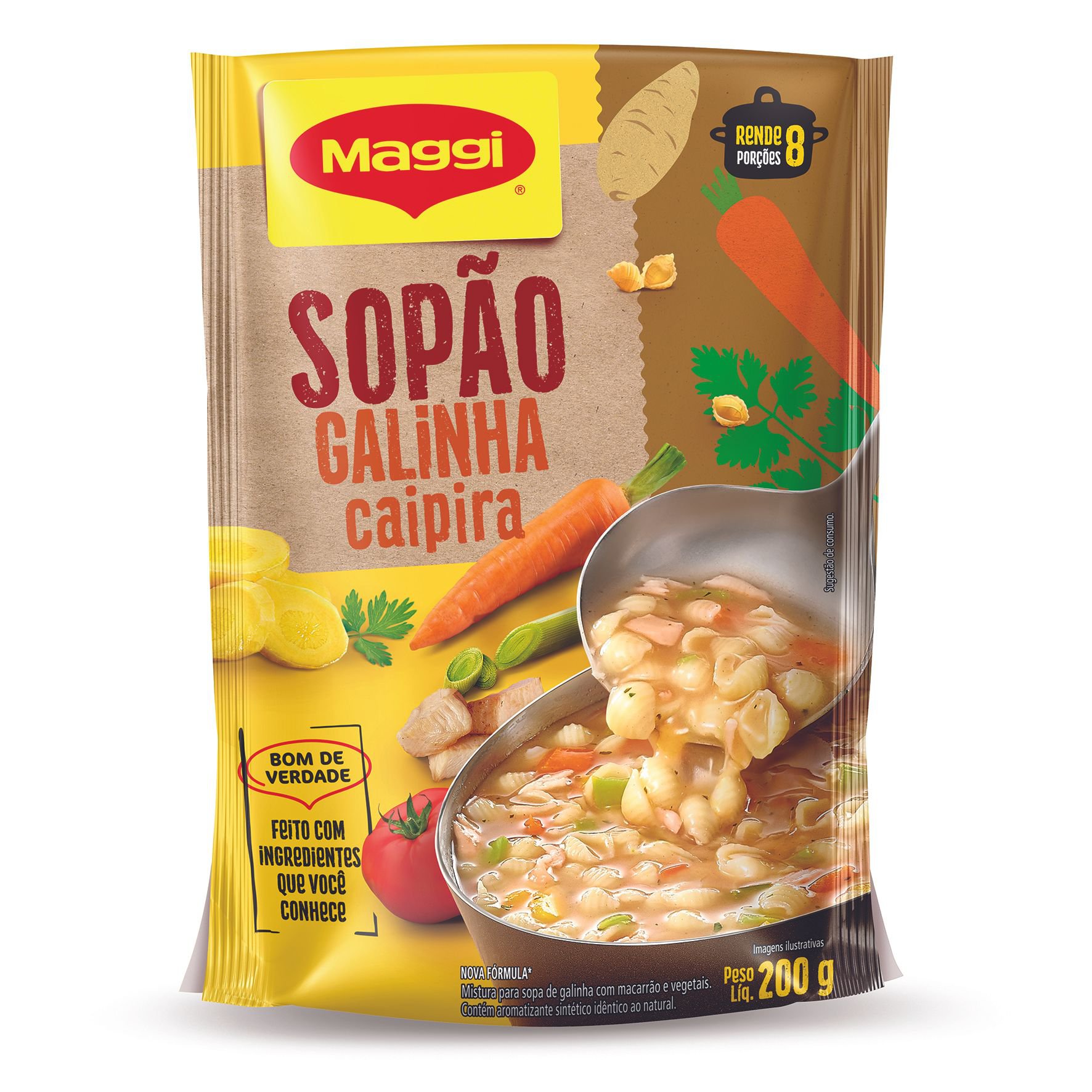 SOPAO MAGGI GALINHA CAIPIRA 200G