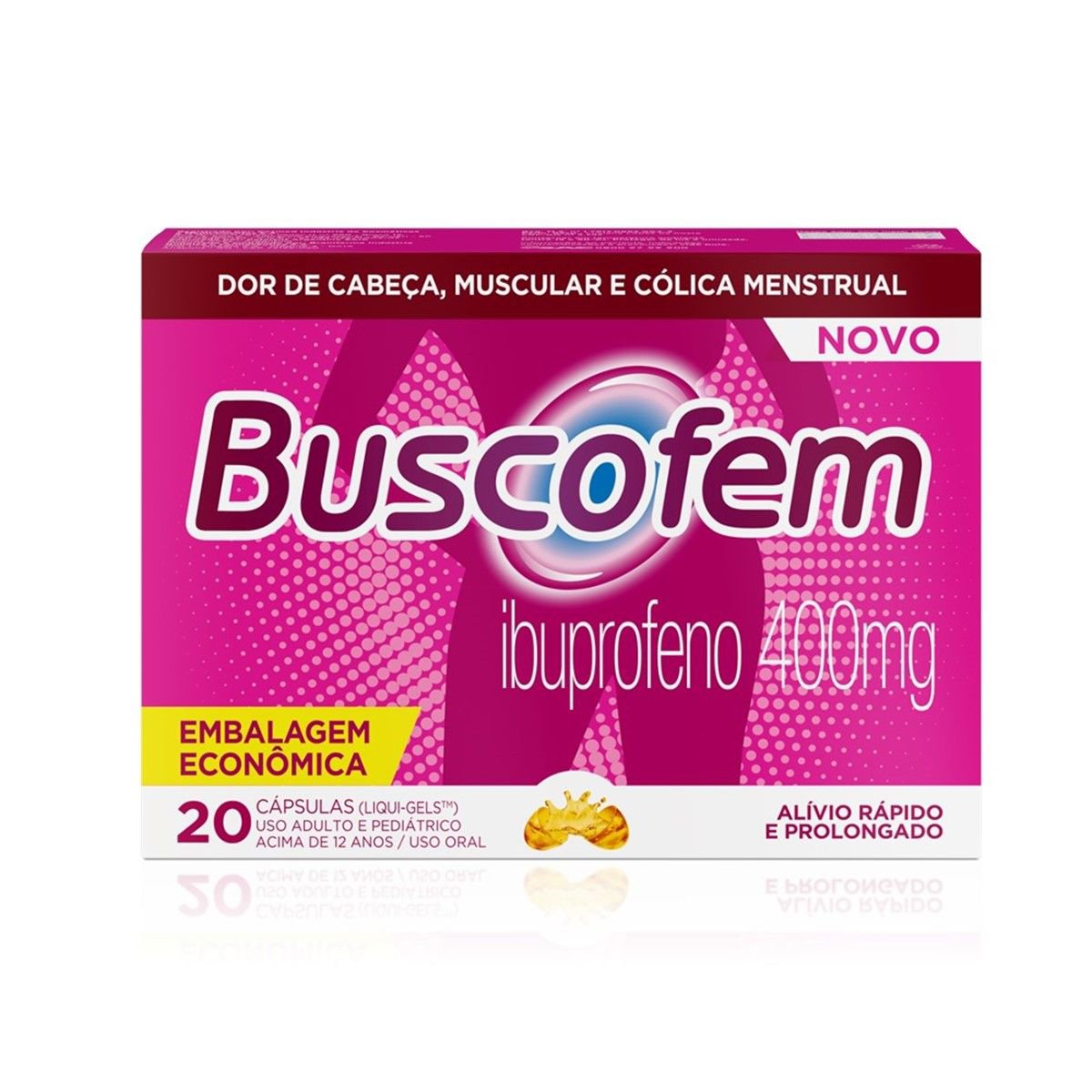 BUSCOFEM IBUPROFENO 400MG 20 CAPSULAS