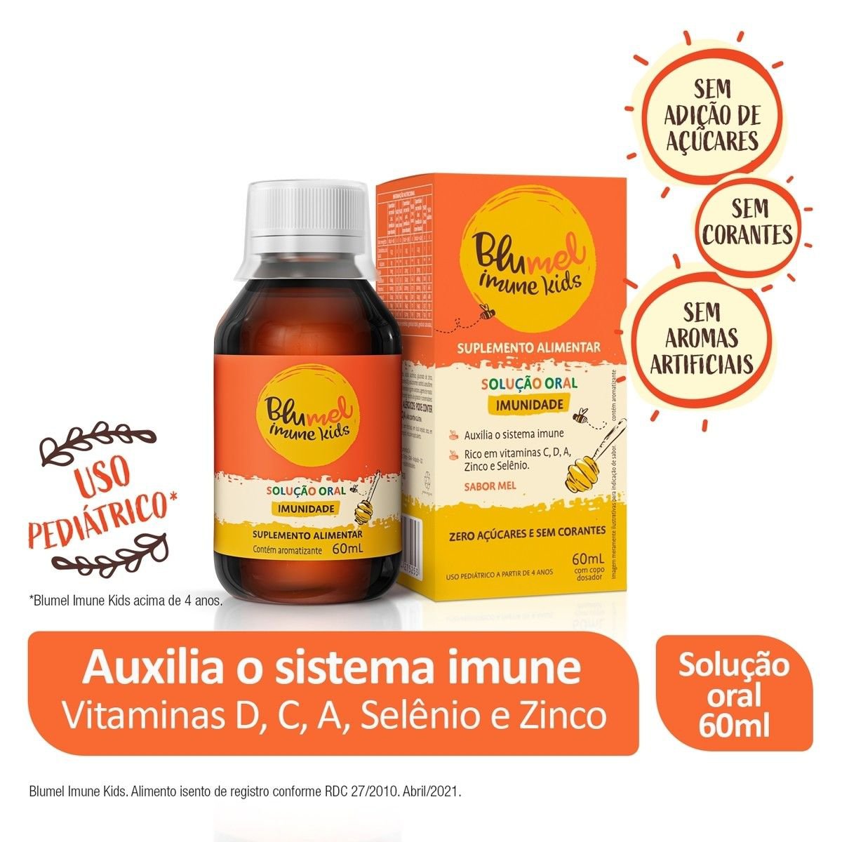 BLUMEL POLIVITAMINICO IMUNE KIDS INFANTIL 60ML