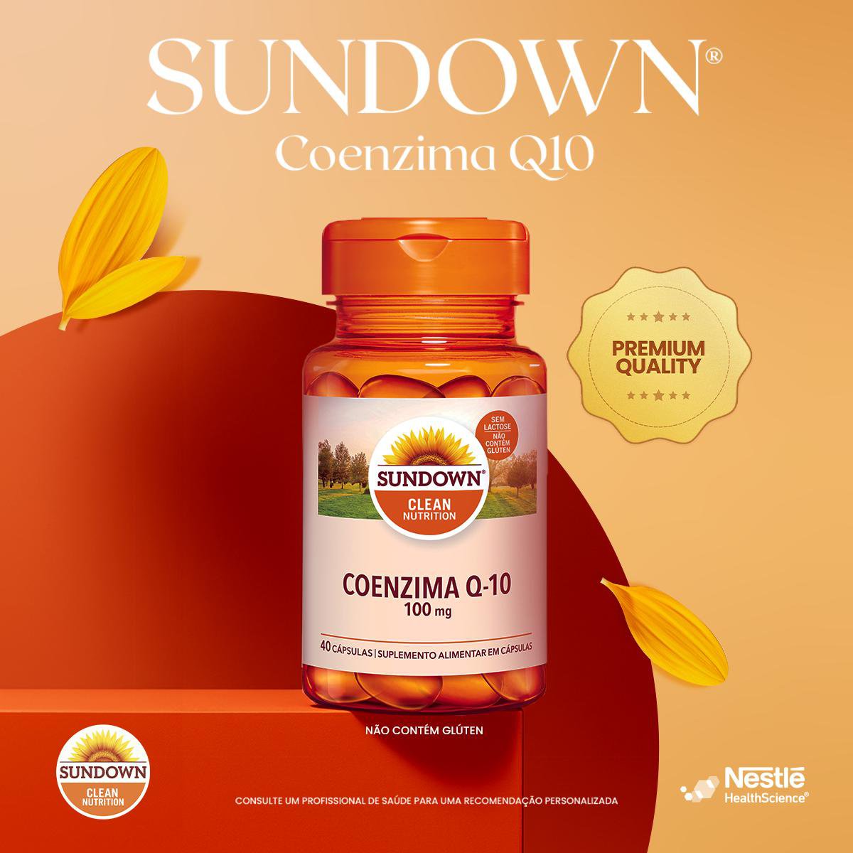 SUPLEMENTO ALIMENTAR SUNDOWN COENZIMA Q10 100MG 40 CAPSULAS