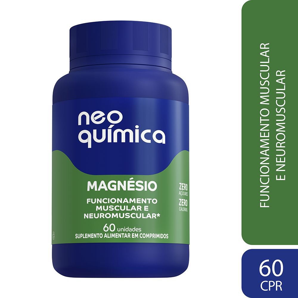 MAGNESIO VITAMINAS NEO QUIMICA 60 COMPRIMIDOS