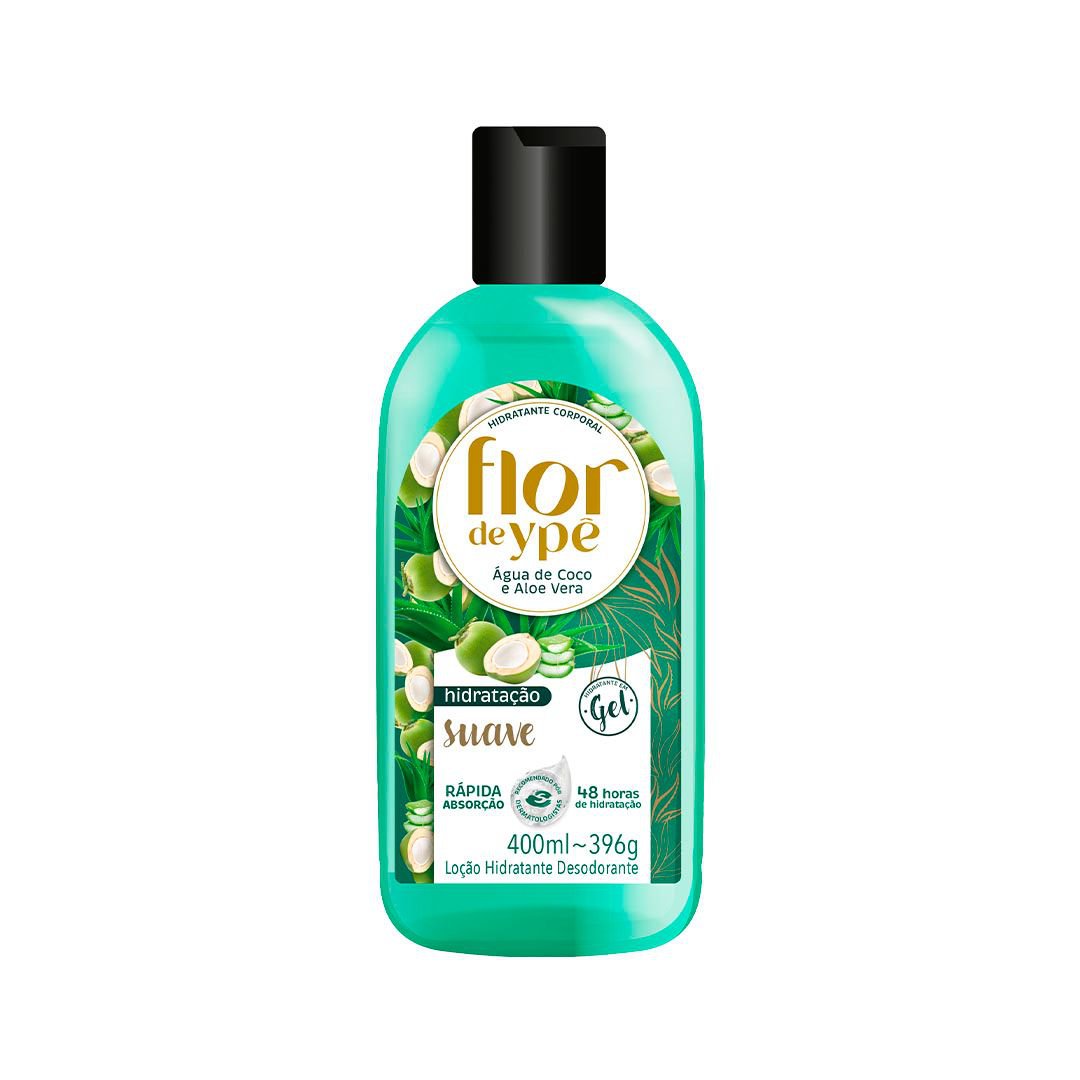 HIDRATANTE CORPORAL FLOR YPE AGUA COCO E ALOE VERA 400ML