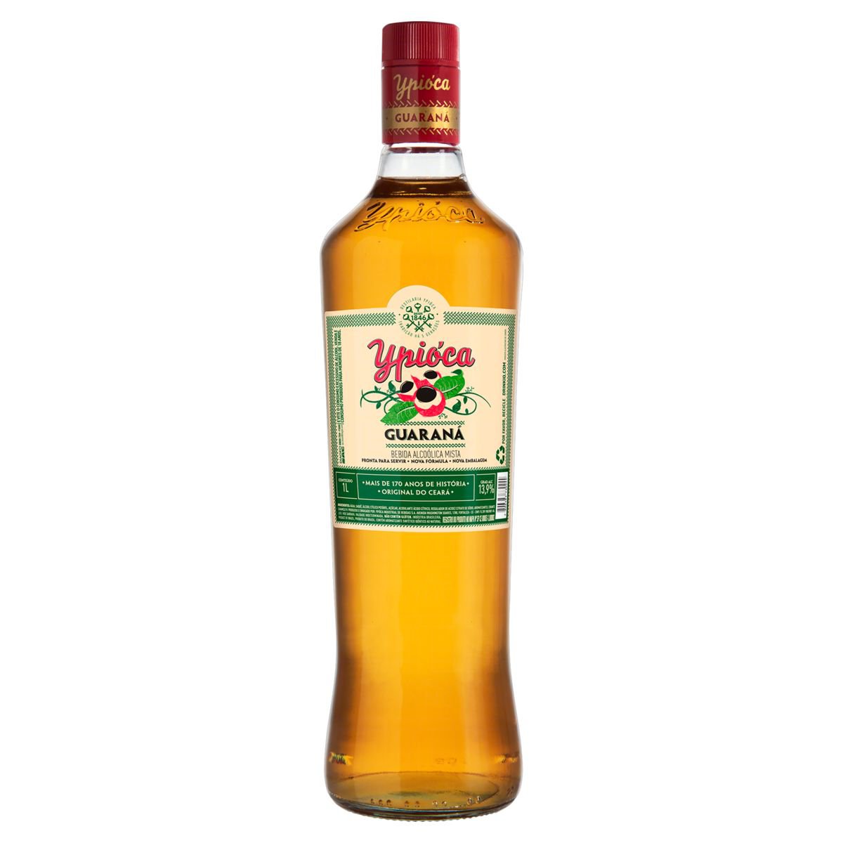 BEBIDA MISTA YPIOCA GUARANA 1L