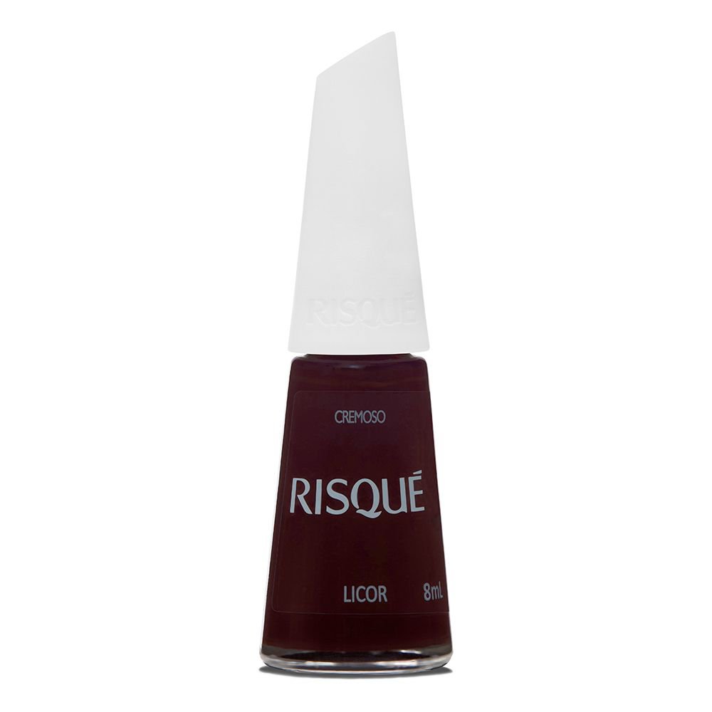 ESMALTE RISQUE VERMELHO CREMOSO LICOR 8ML
