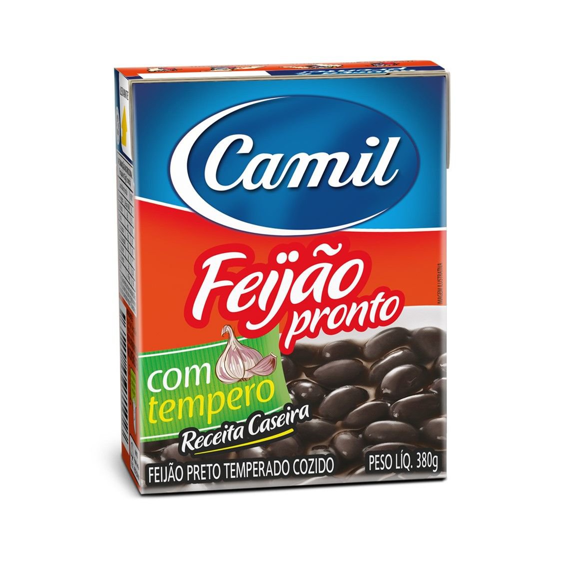 FEIJAO PRETO PRONTO CAMIL 380G