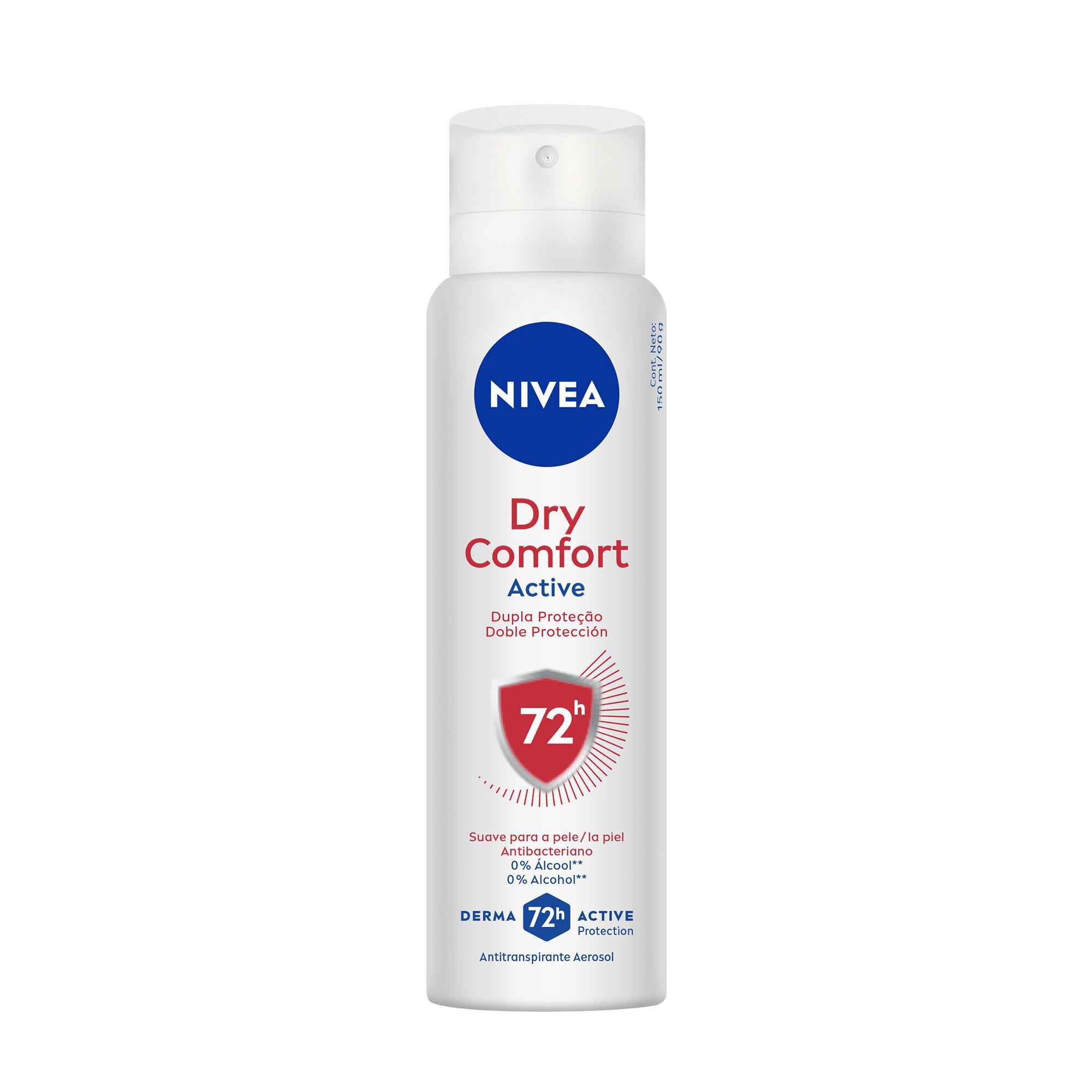 NIVEA DESODORANTE ANTITRANSPIRANTE AEROSSOL DRY COMFORT 150ML