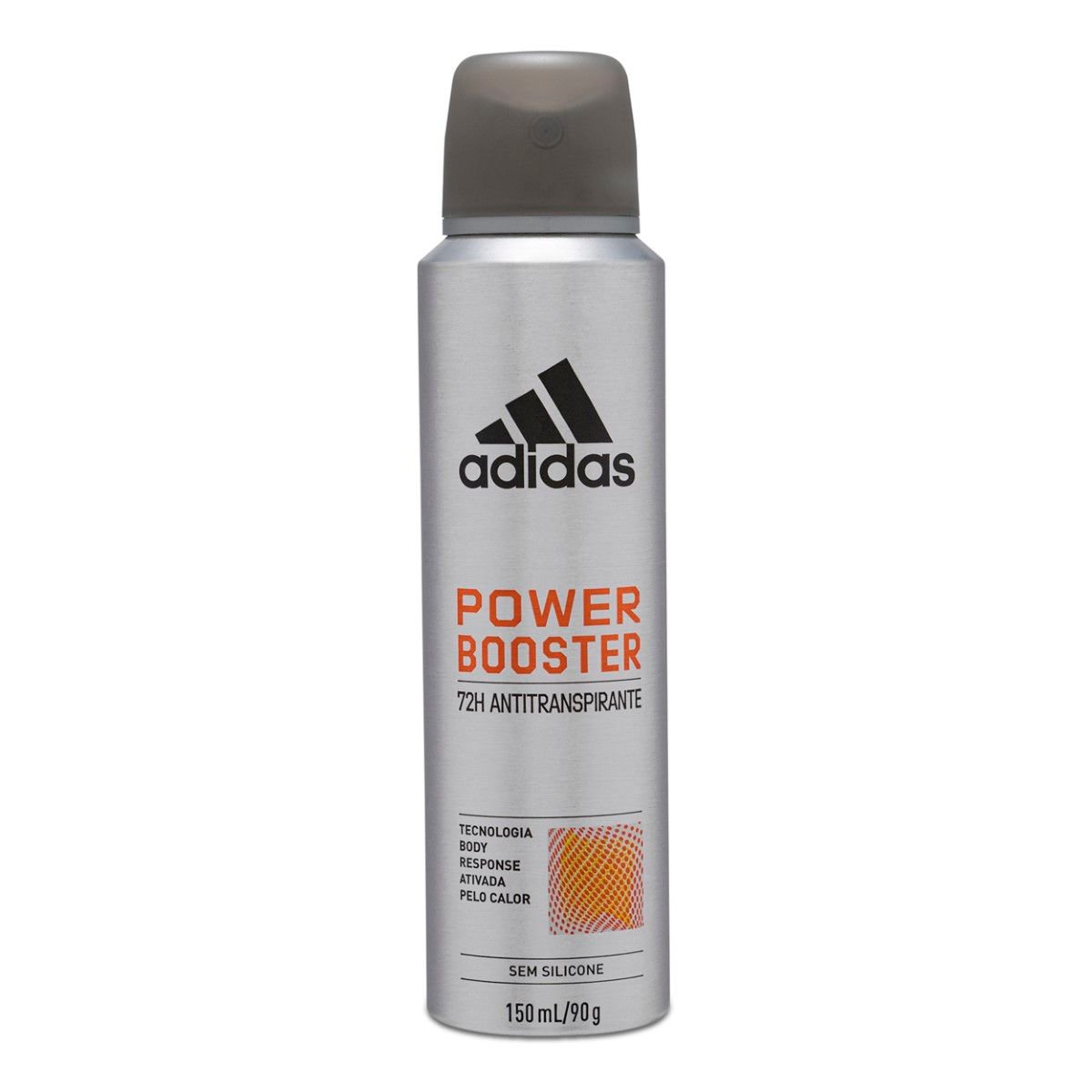 DESODORANTE ADIDAS MASCULINO AEROSSOL ANTITRANSPIRANTE POWER BOOSTER 150ML