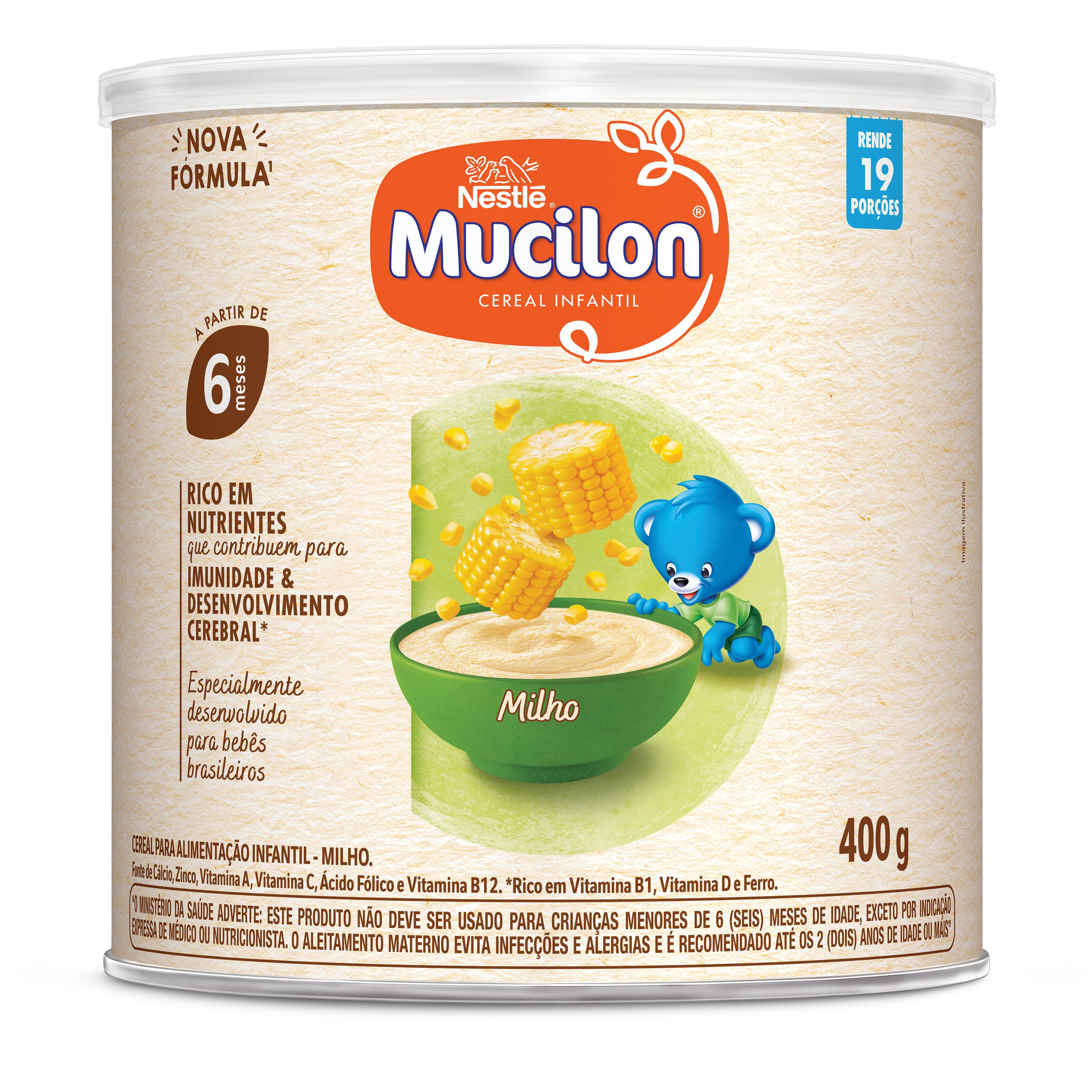 CEREAL INFANTIL MUCILON MILHO 400G