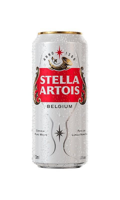 CERVEJA STELLA ARTOIS PURO MALTE LATA 473ML
