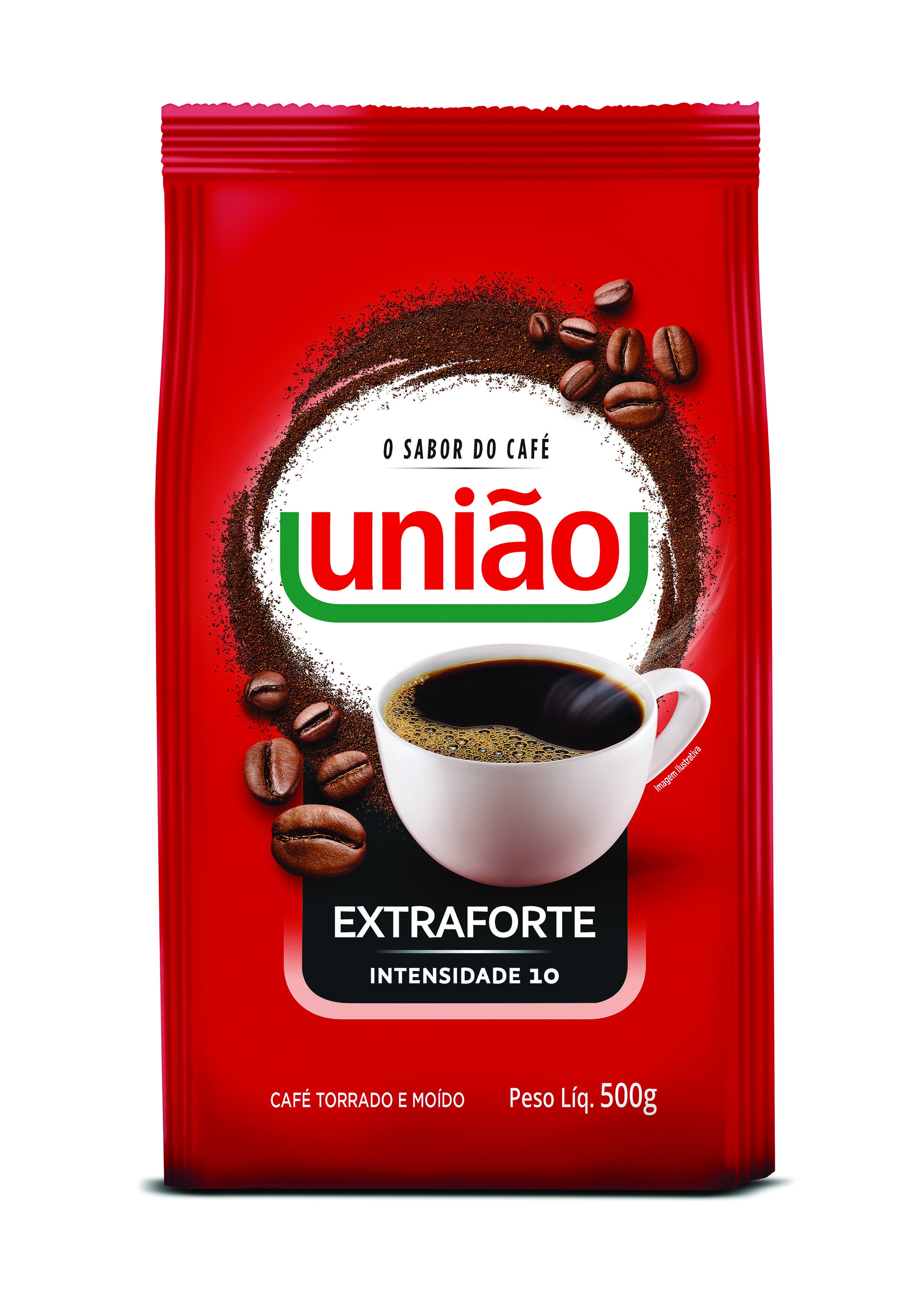 CAFE TORRADO MOIDO EXTRA FORTE POUCH UNIAO 500G