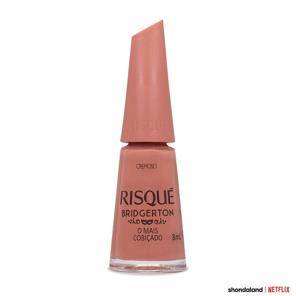 ESMALTE NUDE RISQUE BRIDGERTON O MAIS COBICADO CREMOSO 8ML