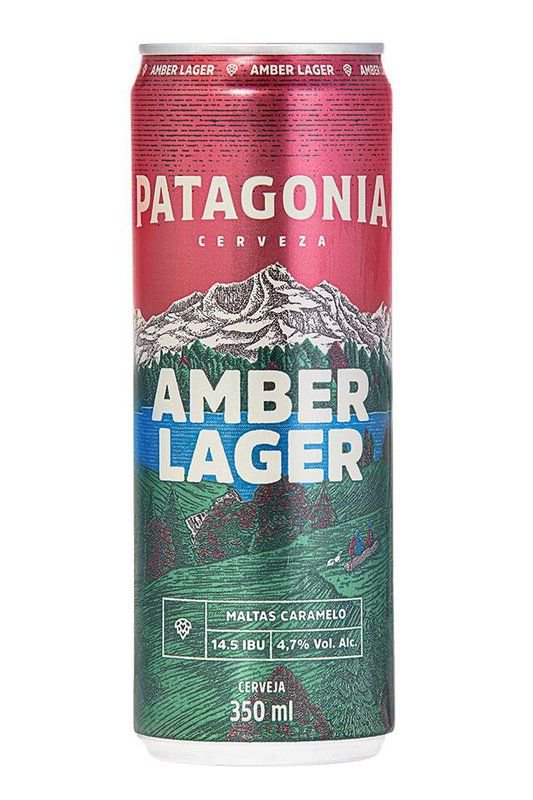 CERVEJA PATAGONIA AMBER LAGER 350ML LATA