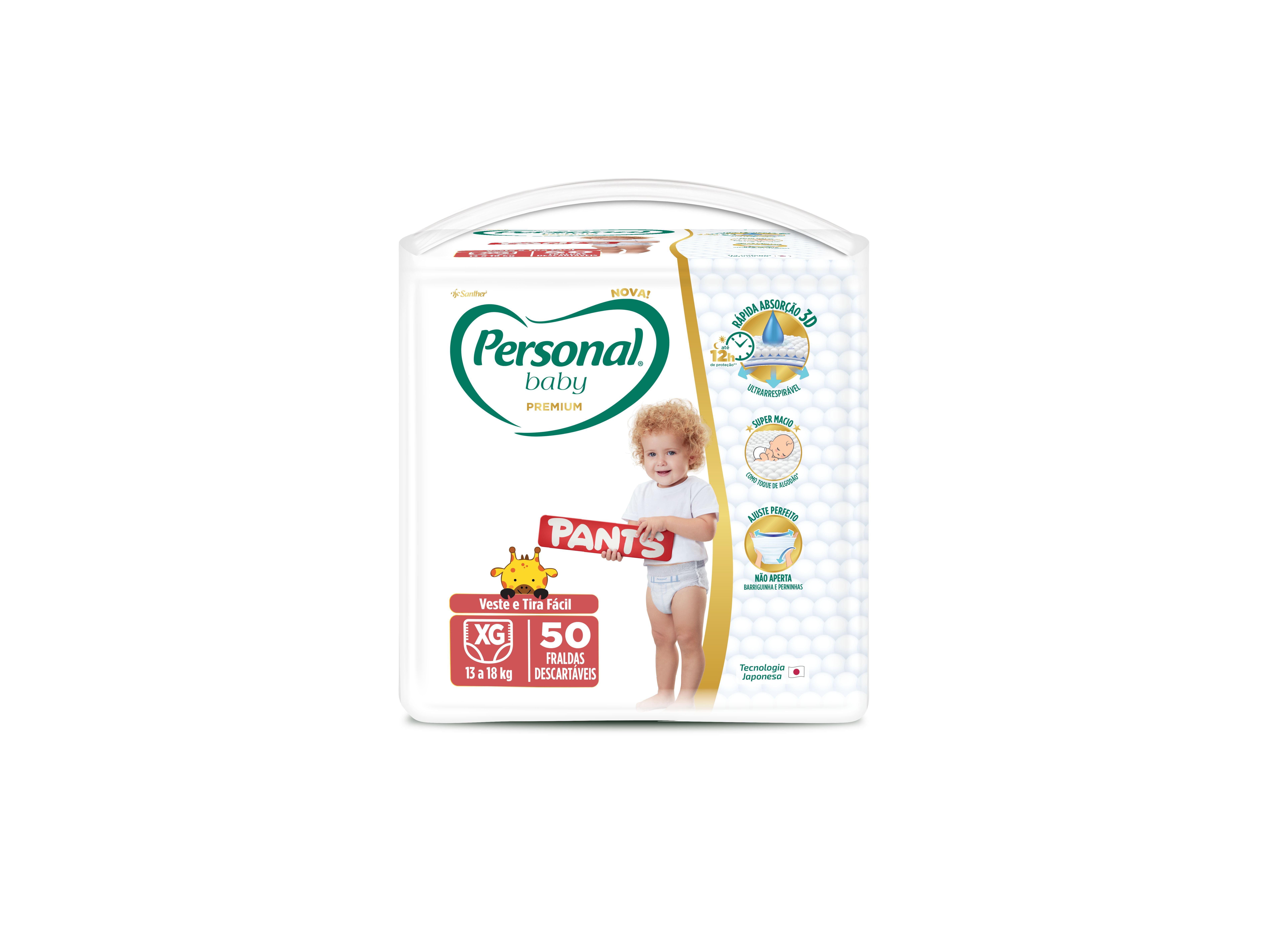 FRALDA PERSONAL BABY PREMIUM