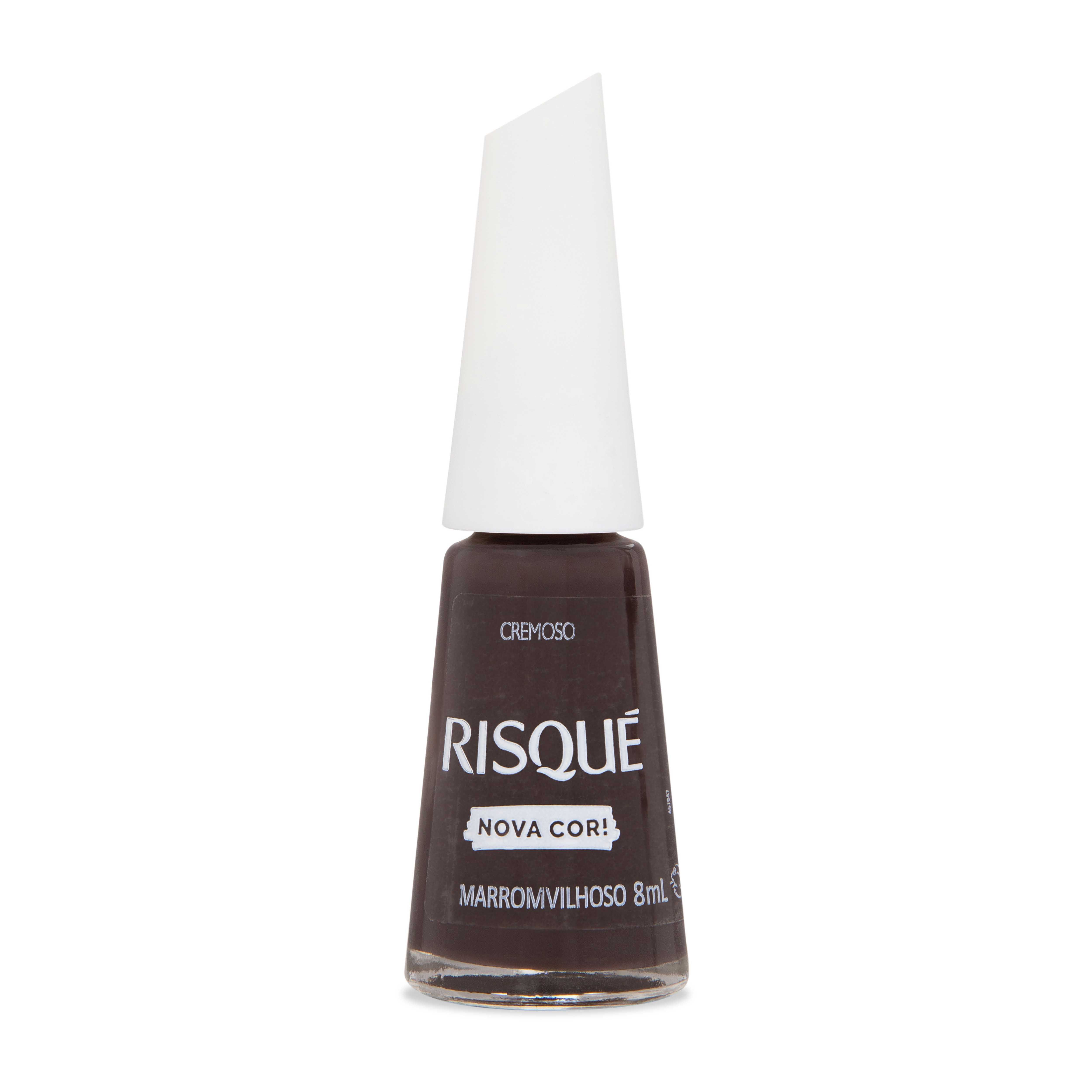 ESMALTE RISQUE MAROM CREMOSO MARROMVILHOSO 8ML