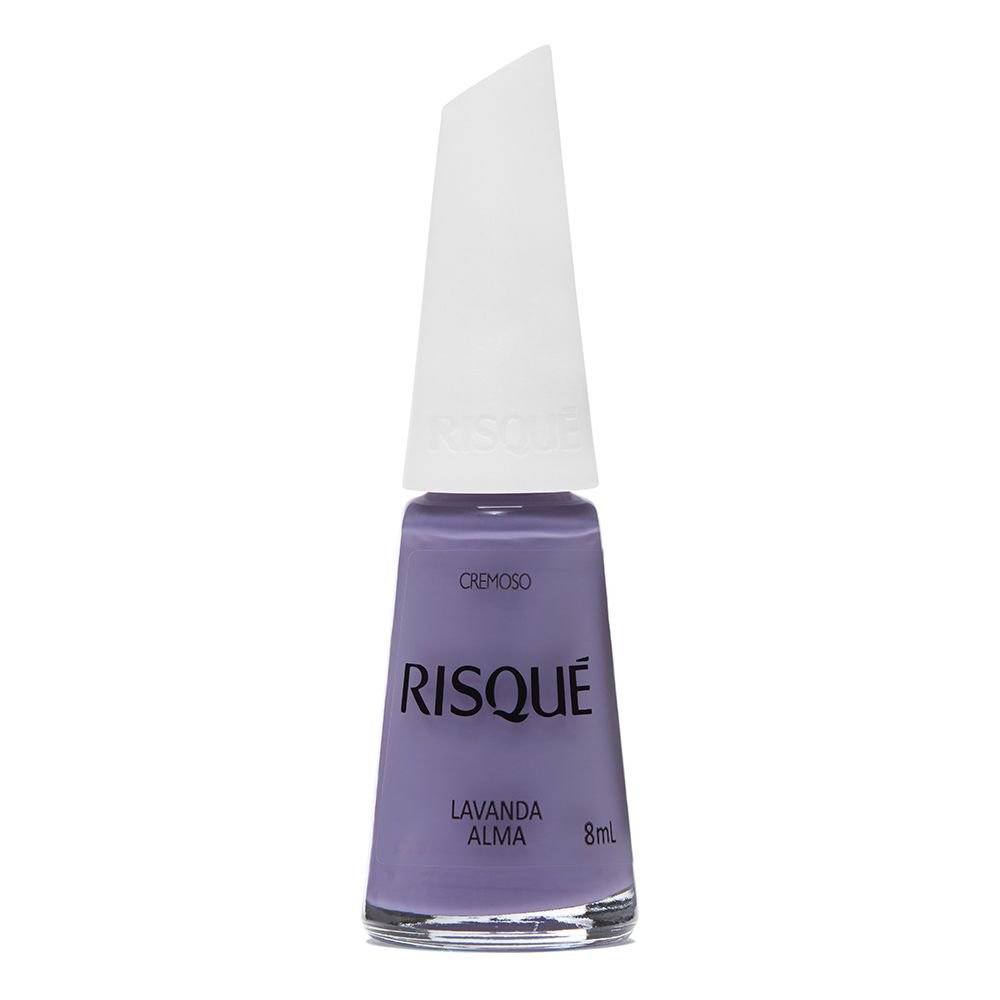 ESMALTE RISQUE ROXO CREMOSO LAVANDA ALMA 8ML