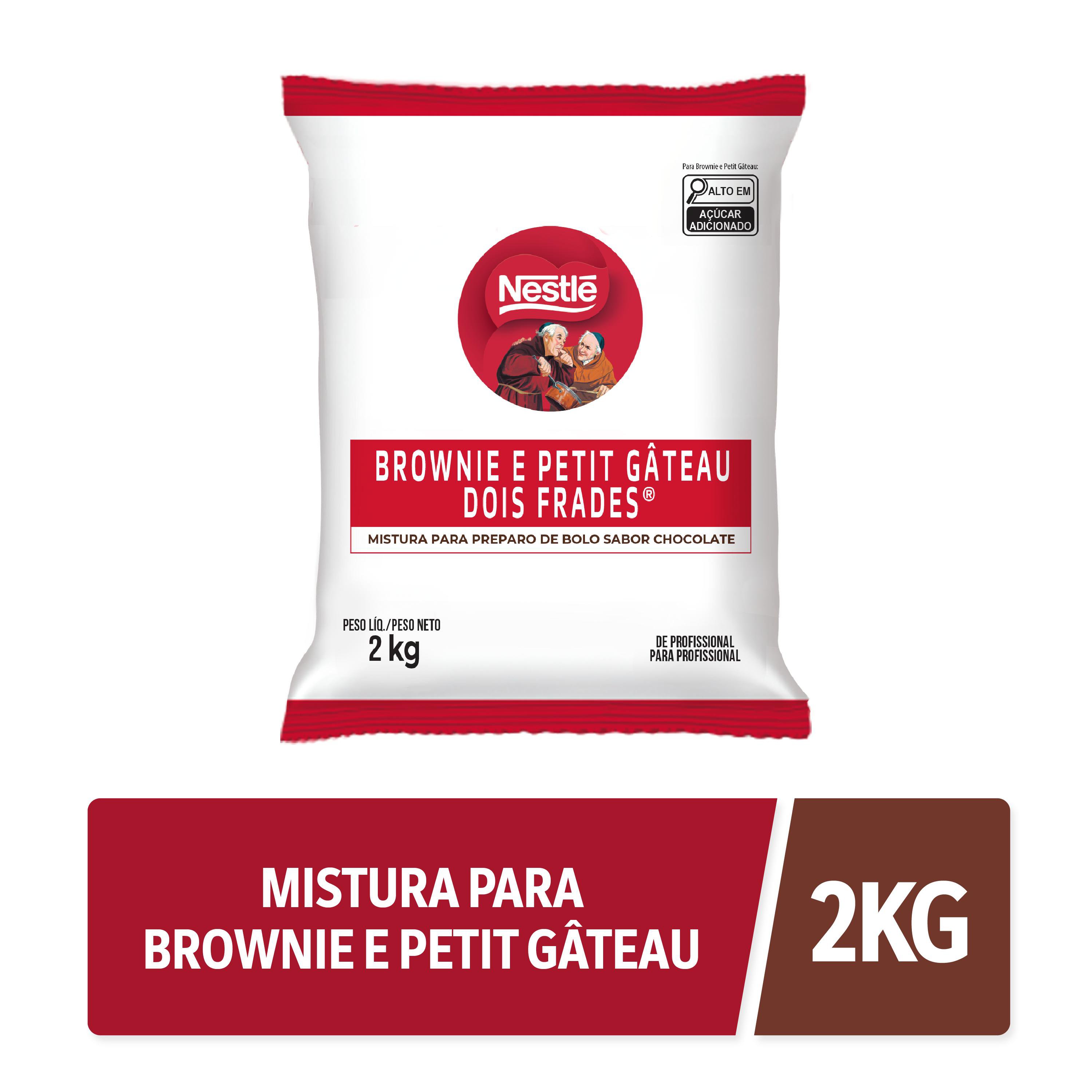 MISTURA PRONTA PARA PETIT GATEAU E BROWNIE DOIS FRADES 2KG