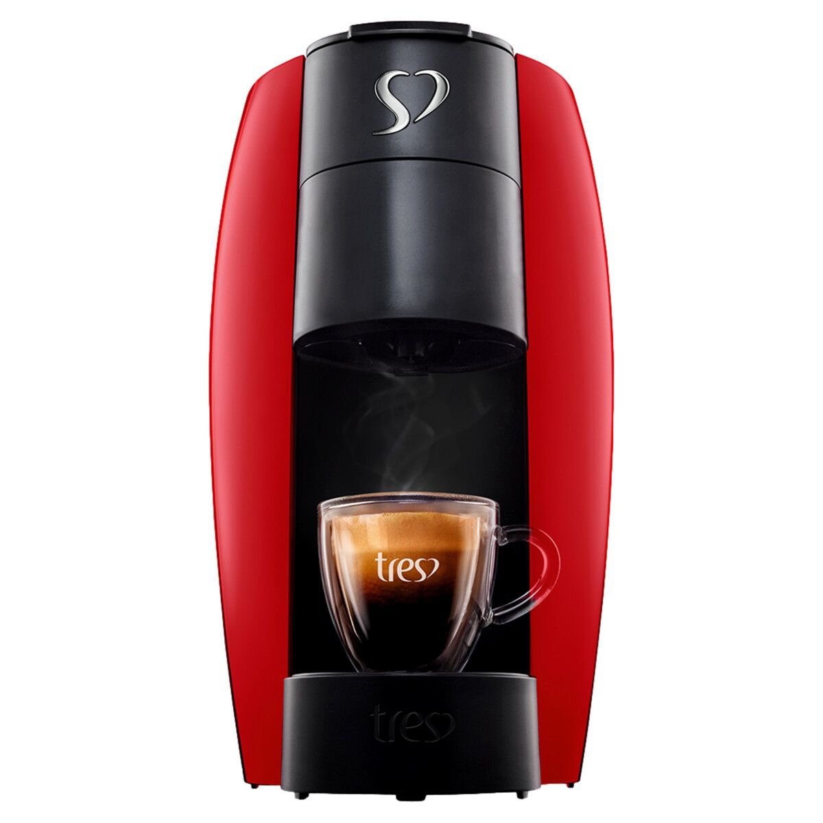 CAFETEIRA ESPRESSO E MULTIBEBIDAS TRES LOV 110V VERMELHA 3 CORACOES