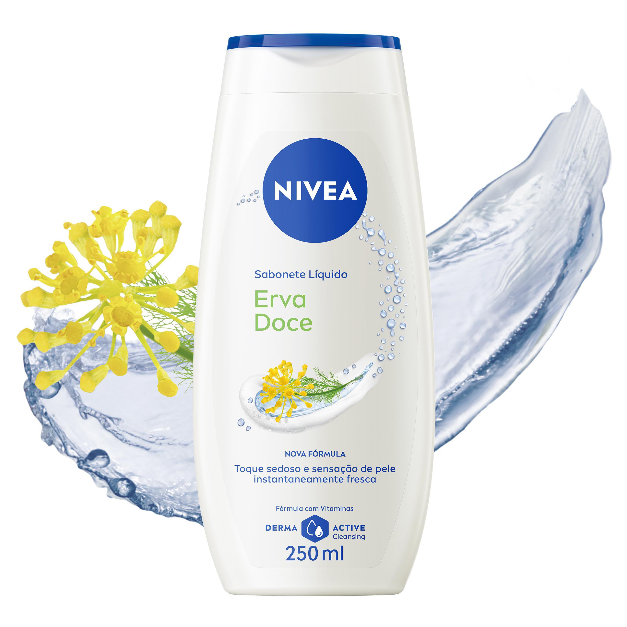 NIVEA SABONETE LIQUIDO ERVA DOCE 250ML