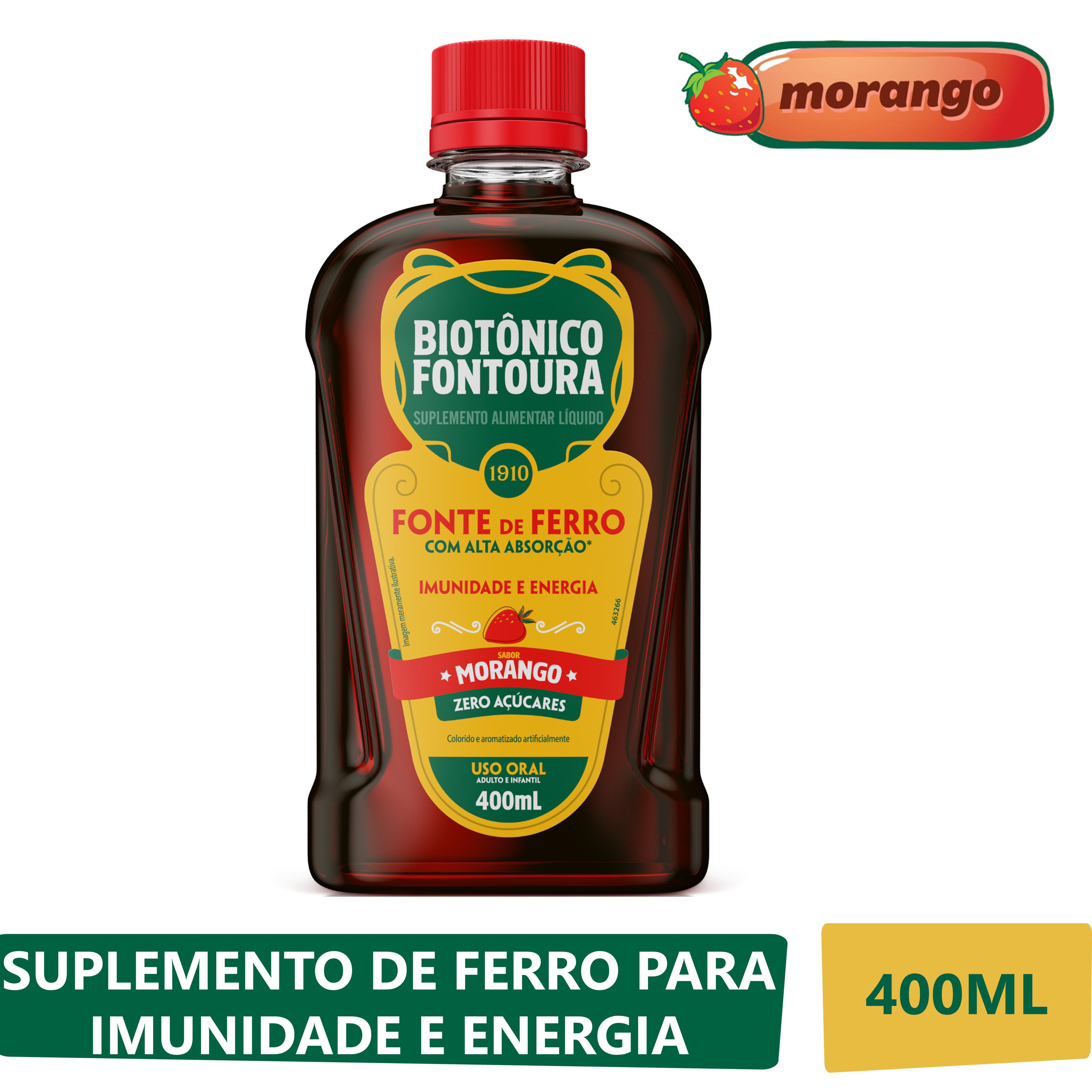 BIOTONICO FONTOURA MORANGO ESTIMULANTE APETITE 400ML
