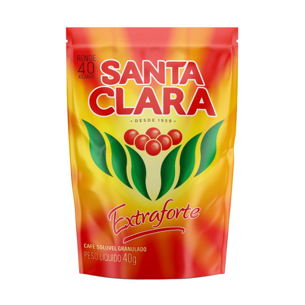 CAFE SOLUVEL EXTRAFORTE SANTA CLARA SACHE 40G