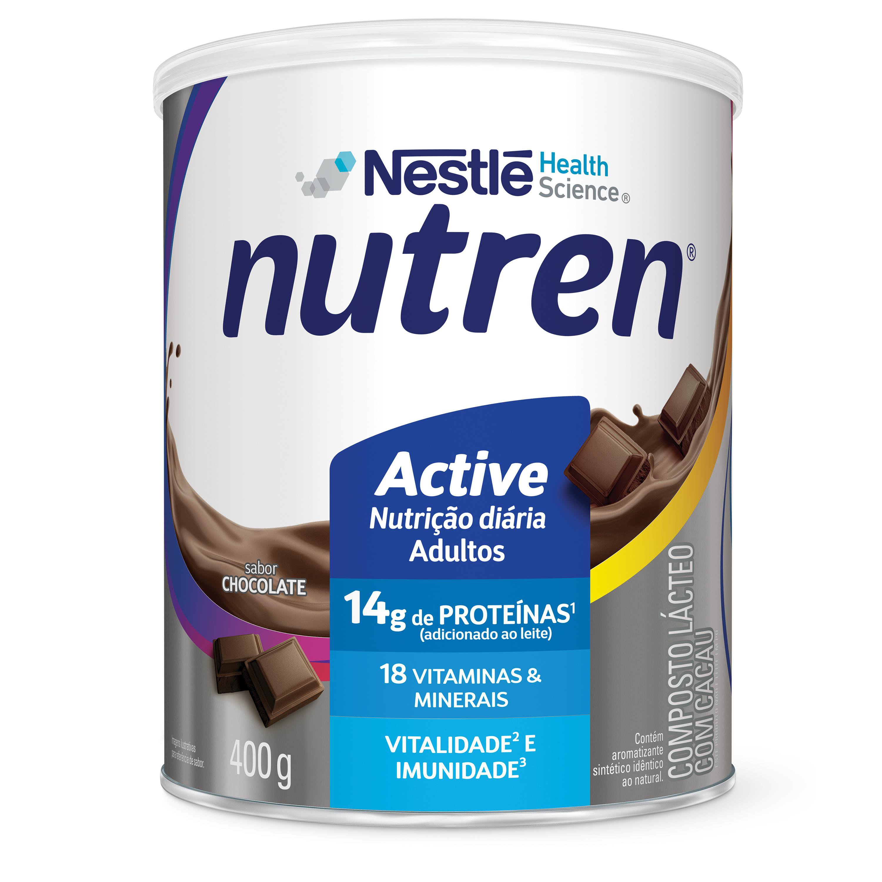 COMPLEMENTO ALIMENTAR NUTREN ACTIVE CHOC 400G