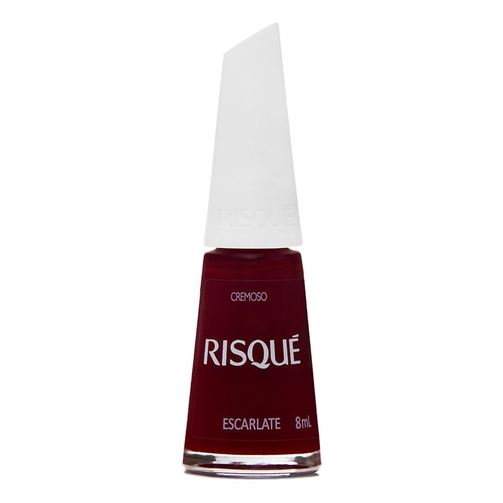 ESMALTE RISQUE VERMELHO CREMOSO ESCARLATE 8ML