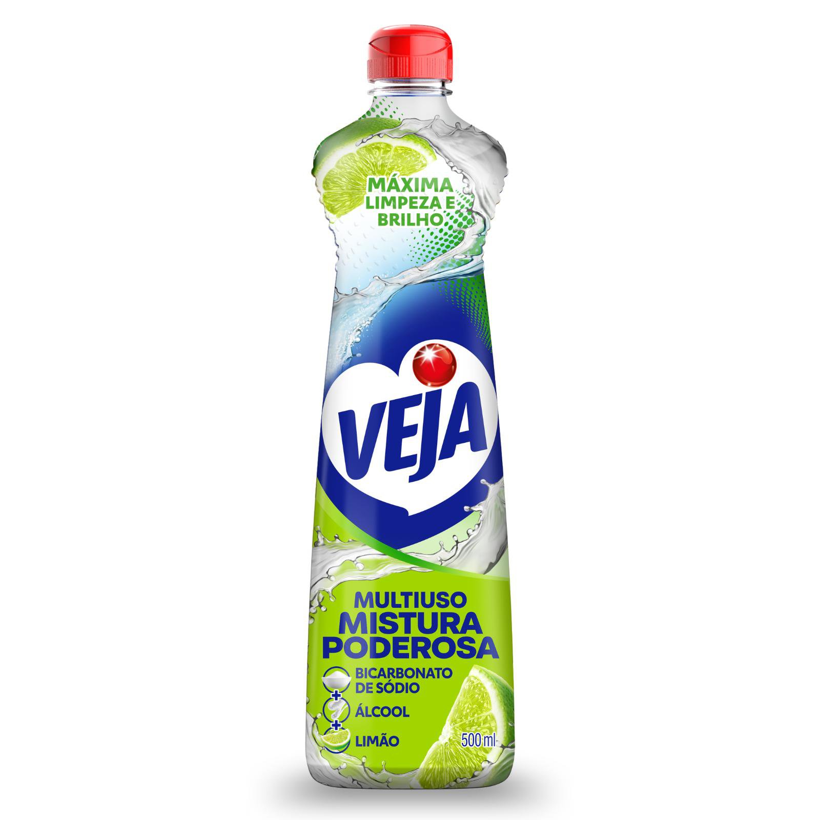 LIMPADOR MULTIUSO VEJA MISTURA PODEROSA LIMAO 500ML