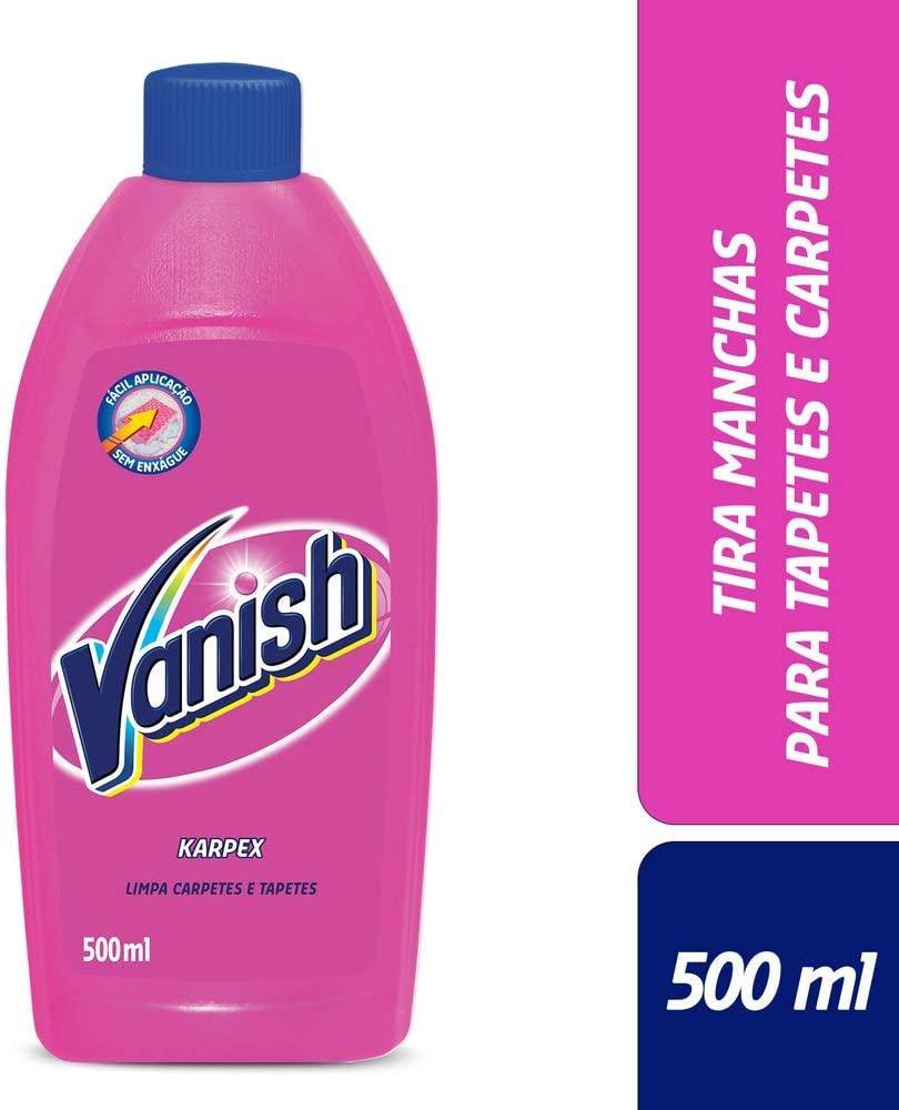 TIRA MANCHAS VANISH KARPEX 500ML PARA TAPETES E CORTINAS
