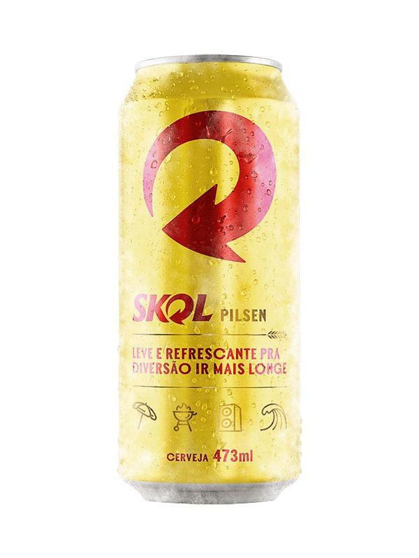 CERVEJA SKOL PILSEN LATA 473ML