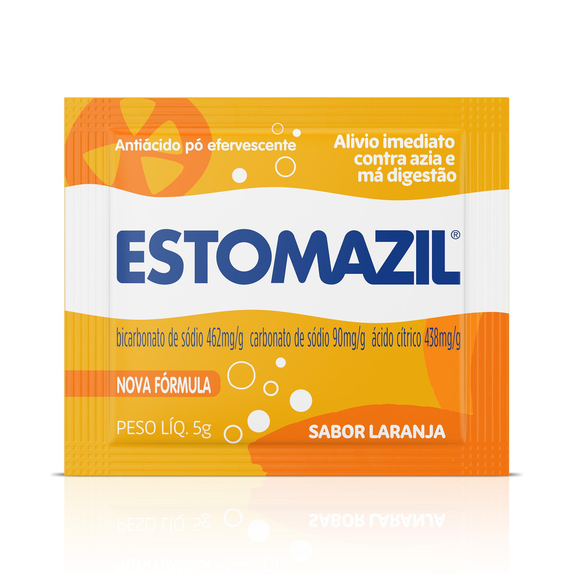 ESTOMAZIL LARANJA PO EFERVESCENTE ENVELOPE 5G