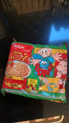 MACARRAO INSTANTANEO LAMEN TOMATE SUAVE TURMA DA MONICA NISSIN MIOJO PACOTE 85G