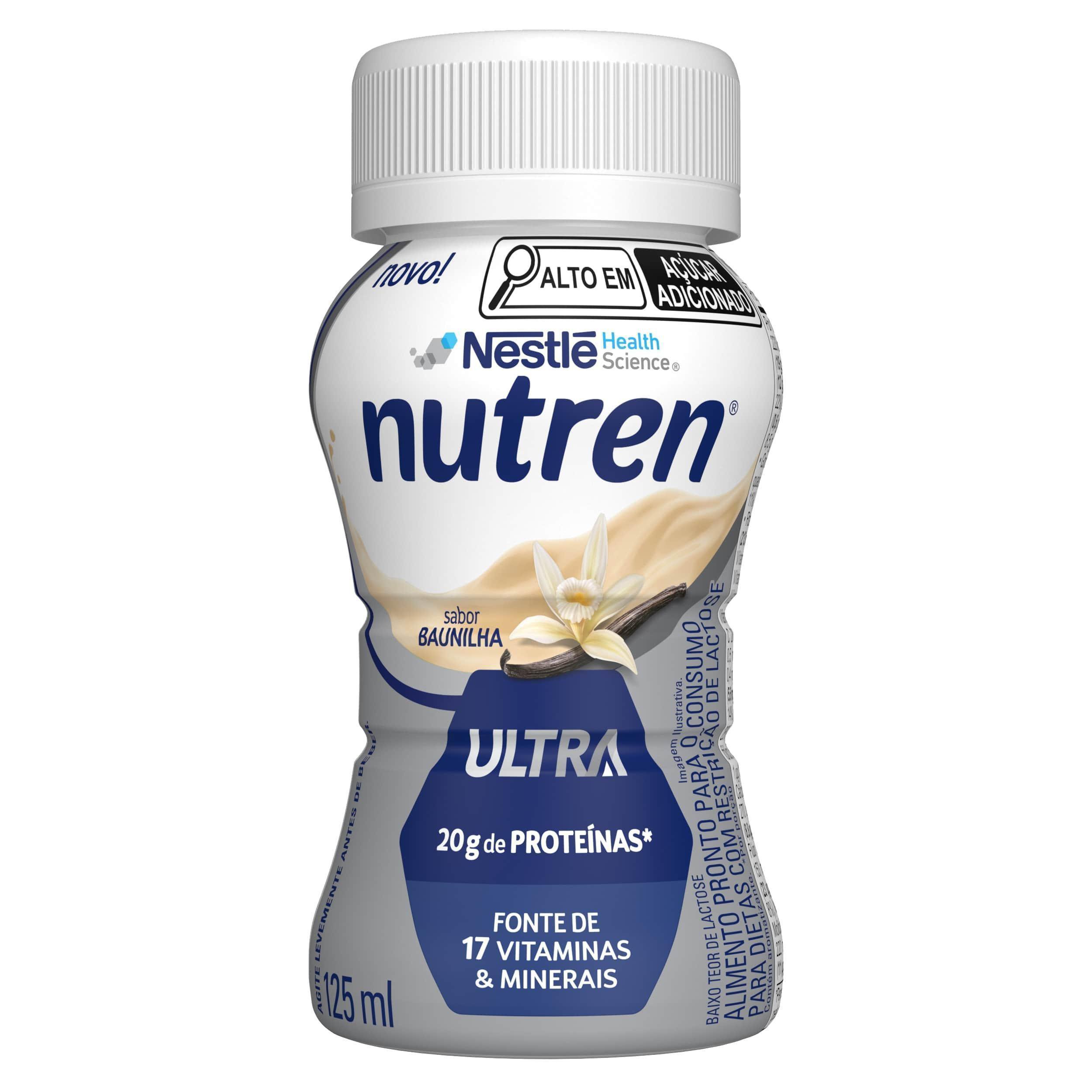SUPLEMENTO ALIMENTAR NUTREN ULTRA BAUNILHA 125ML