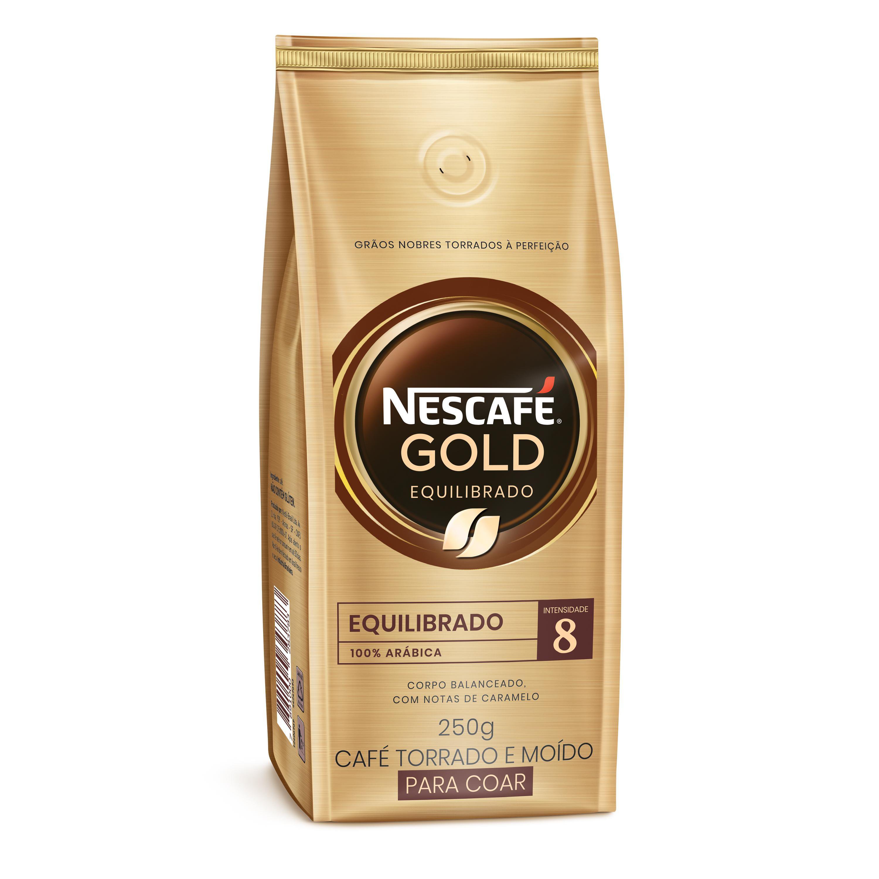 CAFE TORRADO E MOIDO NESCAFE GOLD EQUILIBRADO 250G
