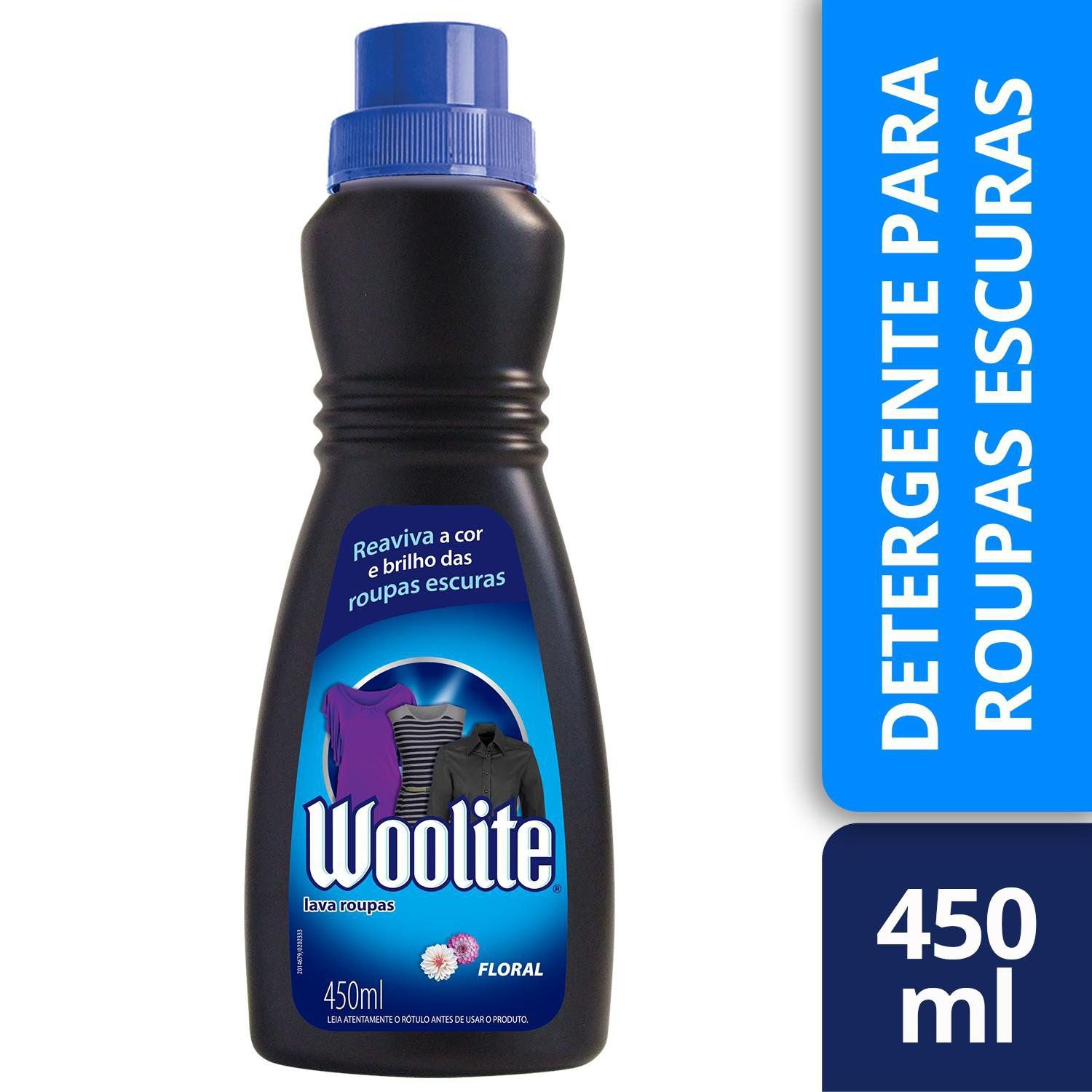 LAVA ROUPAS WOOLITE PARA ROUPAS ESCURAS FLORAL 450ML