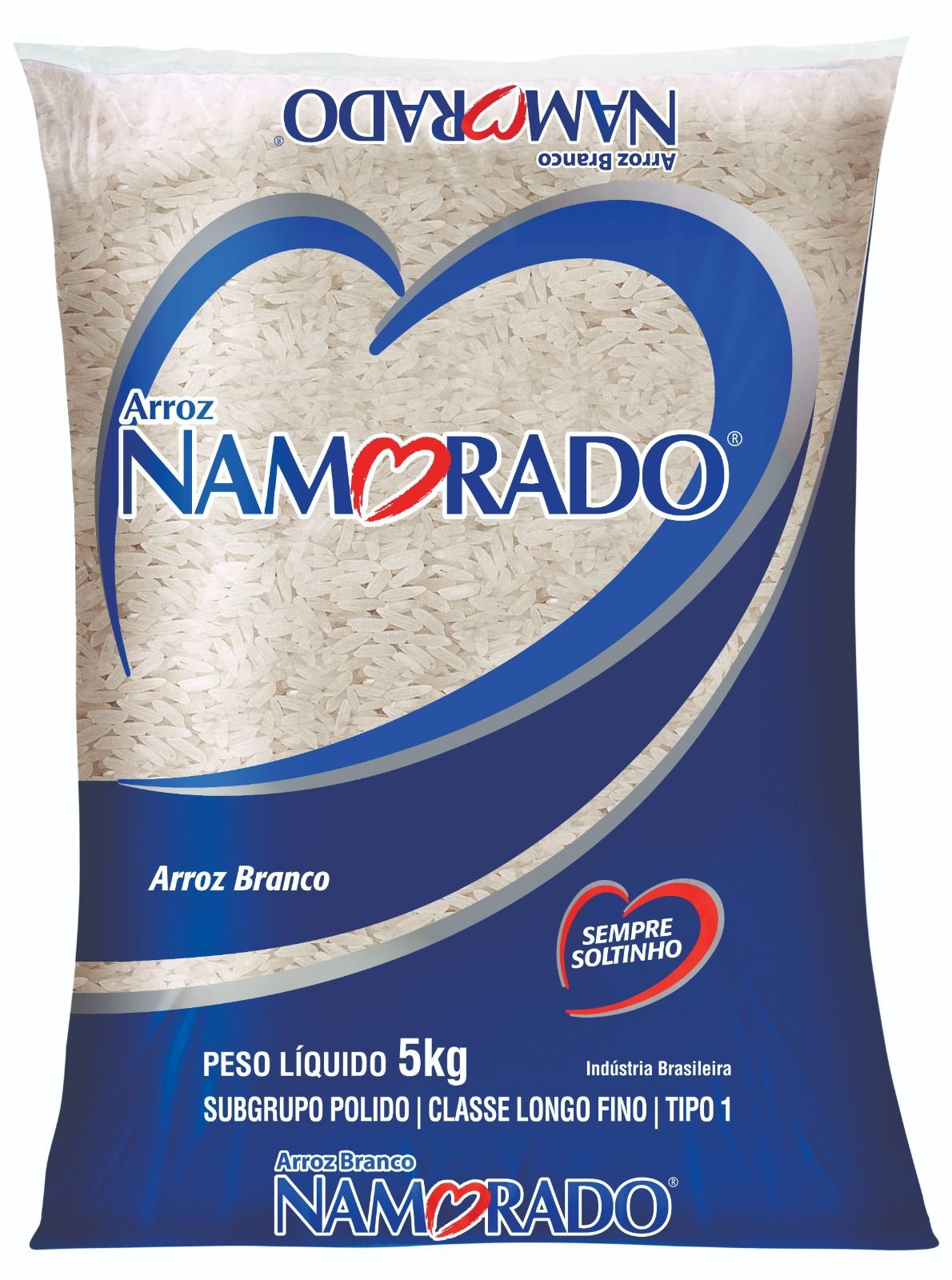 ARROZ NAMORADO BRANCO TIPO 1 5KG