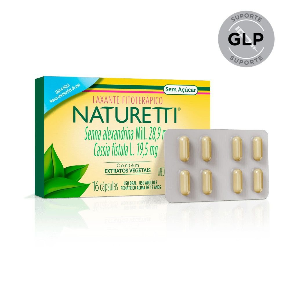 NATURETTI LAXANTE FITOTERAPICO 16 COMPRIMIDOS