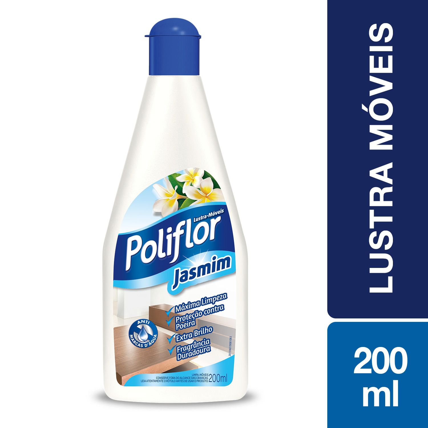 LUSTRA MOVEIS POLIFLOR JASMIM 200ML