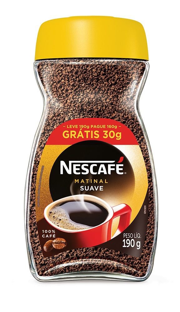 CAFE NESCAFE MATINAL LEVE 190G PAGUE 160G