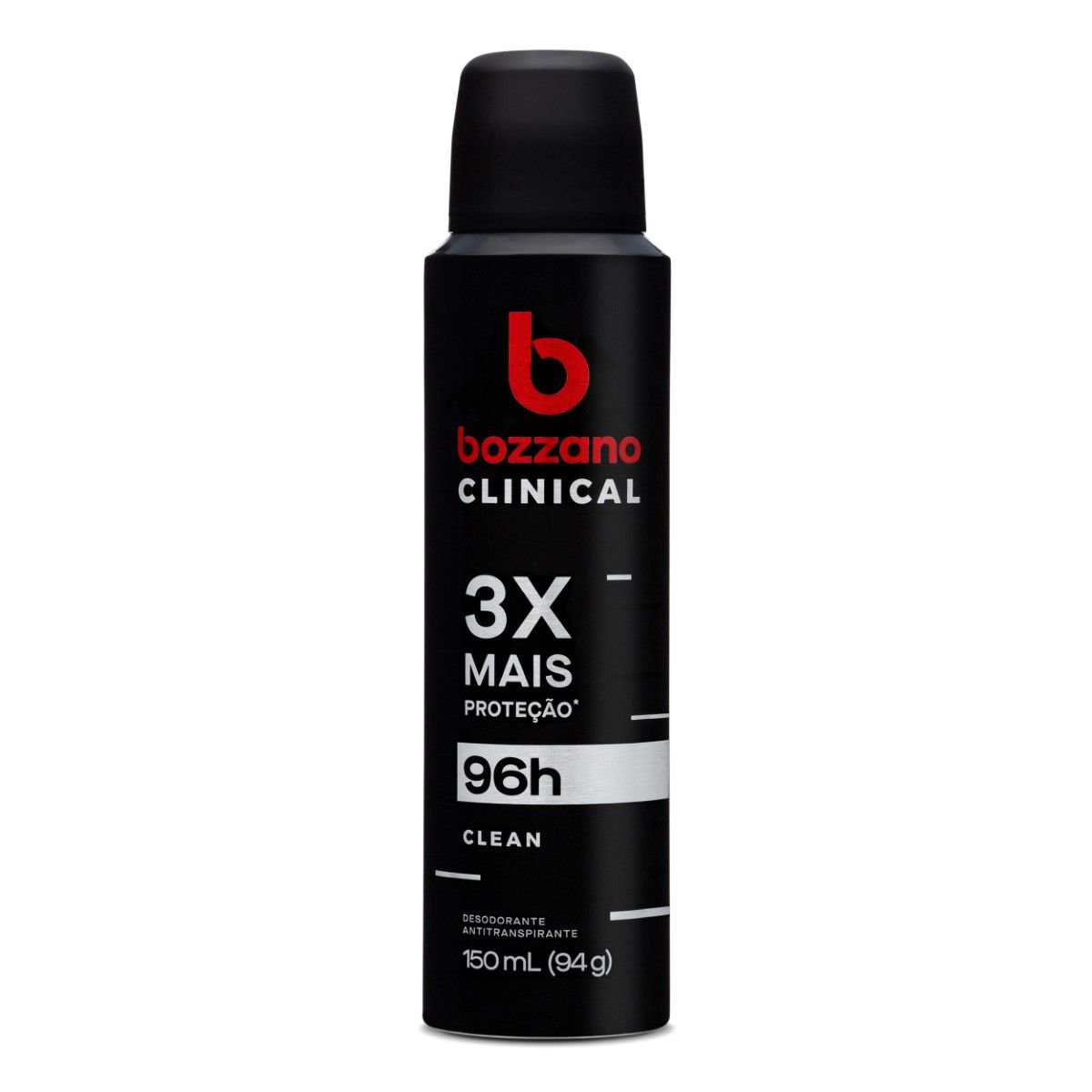 DESODORANTE CLINICAL CLEAN ANTITRANSPIRANTE AEROSSOL BOZZANO MASCULINO 150ML