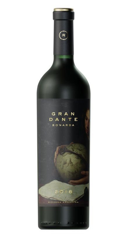 VINHO TINTO BODEGA DANTE ROBINO GRAN DANTE BONARDA 750 ML GARRAFA